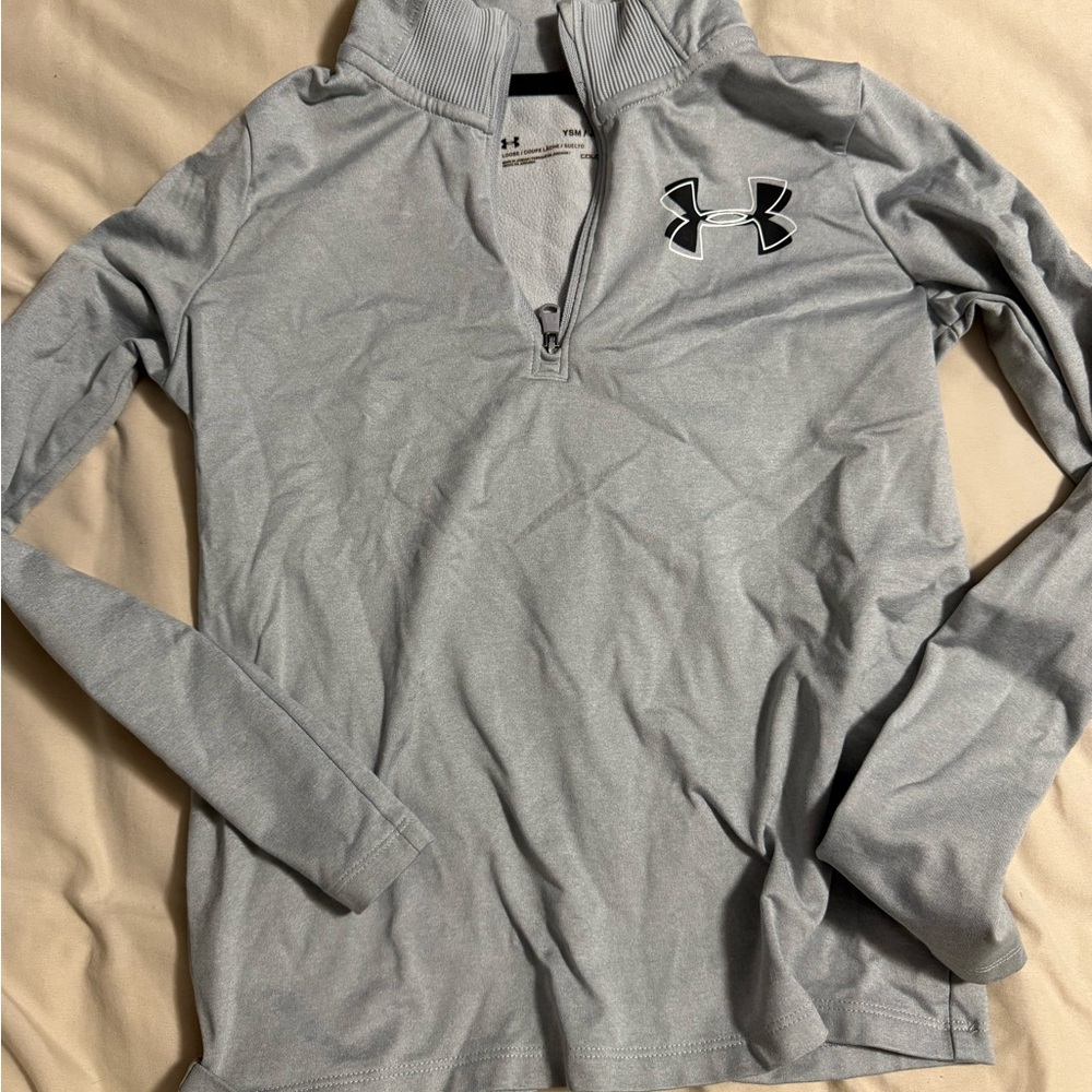 Under Armour Light Gray Long Sleeve Top